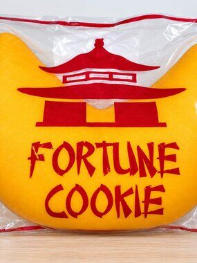 Keycraft Big Squish Fortune Cookie Squishy Toy Yellow New